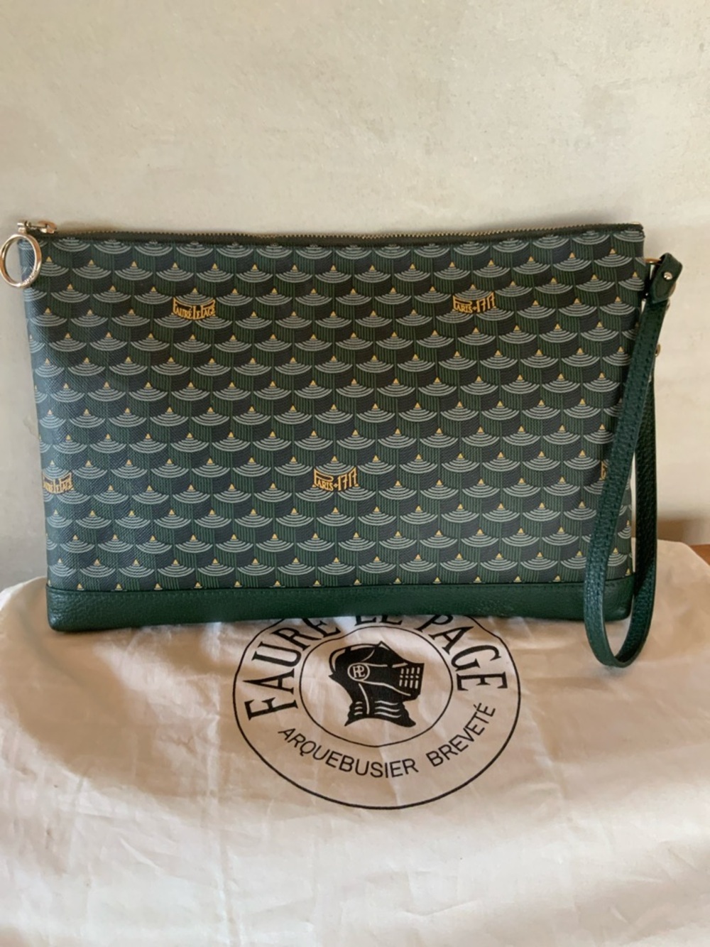 SALE🌟Faure Le Page Pouchette Zip 29 Green🌿🌷 - Picture 5 of 16